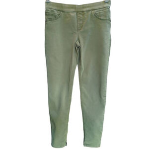 Democracy Women's Size 8 Glider Olive Green Pull On Casual Jeggings
